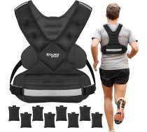 Aduro Sport regulējama svara veste, treniņu aprīkojums, 1,8–4,5 kg/5–9,1 kg/9,1–14,5 kg/11,8–20,9 kg svara veste vīriešiem, sievietēm un bērniem