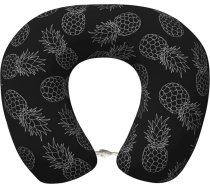 „White Pineapple“ ceļojuma spilvens, atmiņas putu spilvens, kakla spilvens, atbalsta spilvens, spilvens lidojumiem, automašīnai, atpūtai, vilcienam un mājām