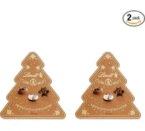Lindt šokolādes Ziemassvētku pralinejas eglītē | 100 g šokolādes | Šokolāde Ziemassvētkiem | Šokolāde dāvanām (2 gab.)