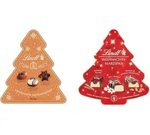 Lindt šokolādes Ziemassvētku pralinē Ziemassvētku eglīte | 100 g šokolādes | Šokolāde Ziemassvētkiem | Praline dāvana un šokolādes Ziemassvētku marcipāns | 175 g šokolādes kastīte