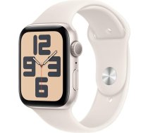 Apple Watch SE (2. paaudzes) GPS 44 mm viedpulkstenis ar Polar Star alumД«nija korpusu un Polar Star sporta aproci (M/L) Fitnesa un miega izsekotДЃjs, negadД«jumu noteikЕЎana, sirdsdarbД«bas monitorings