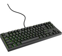 Spēļu tastatūra thor 404 tkl us rgb backlighting mehāniskā melna kailh kastē brūna