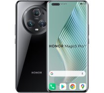 Honor Magic5 Pro viedtālrunis 5G, 12+512GB, 6,81 collu, 120 Hz, 50 MP trīskāršā kamera, Snapdragon 8 Gen 2, Dual SIM, Android 13 (melns)