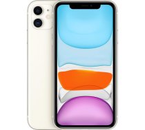 Apple iPhone 11, 64 GB, Balts (Atjaunots)