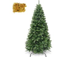 YEAUPE PRO Mākslīgā Ziemassvētku eglīte 170 cm, aptuveni 800 galotnes, mākslīgā Ziemassvētku eglīte ar metāla statīvu, mākslīgā Ziemassvētku eglīte viesistabai un dārzam