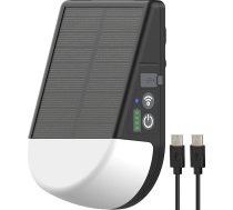 Brennenstuhl akumulatora saules LED āra lampa KL 300 AS (250 lm, sienas lampa ar kustības sensoru, IP54, 3 gaismas līmeņi, maks. 20 stundu apgaismojuma laiks, adapteris cauruļvadu sliedēm uz treilera)
