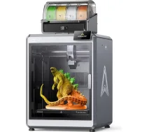 Creality K2 Plus Combo 3D printeris, daudzkrāsu drukāšana ar CFS, drukāšanas ātrums 600 mm/s, soļu motora servo sistēma, 350 °C augstas temperatūras tiešās piedziņas ekstrūderis, tilpums 13,78 x 13,78 x 13,78 collas