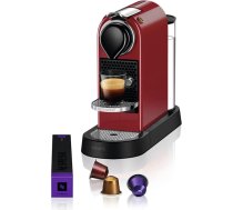Krups Nespresso XN7415 New CitiZ kafijas kapsulu automāts (1260 vati, 19 bāru spiediens, ūdens tvertnes tilpums: 1 litrs) sarkans (spāņu versija)