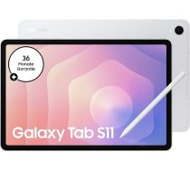 Samsung Galaxy Tab S11 5G, AI planšetdators, 5G, viegls dizains, daudzpusīgi AI rīki, DeX, 256 GB atmiņa, 12 GB RAM, ilgs akumulatora darbības laiks, sudraba krāsā