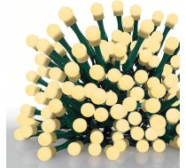 EMOS - LED pasaku gaismiņas ar 300 LED gaismiņām lodītes formā, silti baltas - 30 m Ziemassvētku pasaku gaismiņas svinībām, Ziemassvētkiem, dekorēšanai - 8 gaismas režīmi, 6h taimeris, barošanas avots, 5 m kabelis, zaļš kabelis - priekš