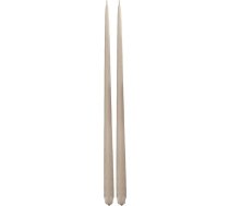 Stoff Nagel sveču komplekts, vaska, bēšs, 29 cm, 150 g (2 gab.)