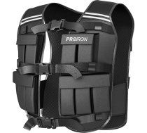 PROIRON regulējama svara veste 10/20 kg ar atstarojošām lentēm skriešanai, spēka treniņiem, vingrošanai, joggingam un mājas sporta zālei