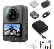 DJI Osmo 360 ar piederumiem, kamera ar 1 collu sensoru 360° ierakstiem, sporta kamera ar 100 minūšu ieraksta laiku, 8K 360° video, 120 MP fotogrāfijas, ūdensizturīga (uzlādes spraudnis + tīrīšanas komplekts)