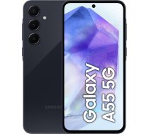 Samsung Galaxy A55 5G viedtālrunis, Android tālrunis bez līguma, 128 GB - 8 GB RAM, 2 dienu akumulatora darbības laiks, 50 MP kamera, lielisks jūras flote, 2,5 gadu garantija