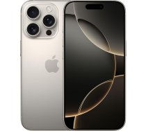 Apple iPhone 16 Pro 256 GB: 5G tālrunis ar kameras vadību, 4K 120 kadru/s Dolby Vision un lielu lēcienu akumulatora darbības laikā.Darbojas ar AirPods, Titan Natural