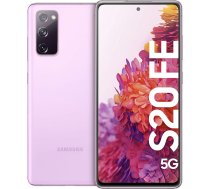 Samsung Galaxy S20 FE 5G, Android viedtālrunis bez SIM kartes, 6,5 collu Super AMOLED displejs, 4500 mAh akumulators, 128 GB/ 6 GB RAM, rozā viedtālrunis -