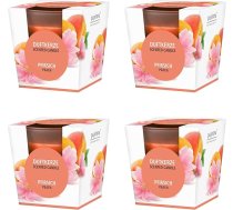 Pajoma® aromātiskās sveces, lavanda, matētā stikliņā, 4 x 120 g vaska svara, 4 sveces, degšanas laiks: 25 stundas, elegantā dāvanu kastītē, augstākās kvalitātes iepakojums