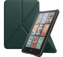 MoKo futrālis 7 collu Amazon Kindle Paperwhite 12th Generation 2024, Kindle Colorsoft 2024/2025, Origami Stand Case with Magnetic PC Back Cover, Not for Kobo Libra, Midnight Green