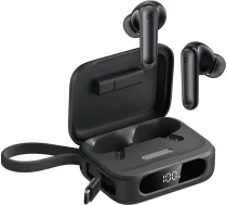 soundcore P41i by Anker ar Lightning adapteri (iebūvēts USB-C kabelis), adaptīvi Bluetooth trokšņu slāpēšanas austiņas ar pārnēsājamiem mikrofoniem, 192 h atskaņošanas laiks, skaidri zvani, IPX5, Bluetooth 5.3