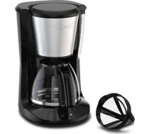 Tefal Subito CM5S1DE0 Filtrēts kafijas automāts, papildu karstuma saglabāšanas funkcija, pastāvīgais filtrs, 1,25 l, pilēšanas apturēšanas sistēma, grozāms filtra turētājs, automātiskā izslēgšanās funkcija, melns/nerūsējošais tēraud