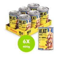 Josera - konservi suņiem "Menu" pīle ar ķirbi 6x400g cena gab pērkot komplektu