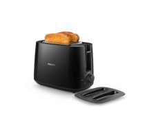 Philips Daily Collection Toaster HD2582/90 8 settings Integrated bun warming rack Compact design Dust cover|HD2582/90
