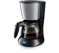 Philips Daily Collection Coffee maker HD7459/20 With glass jug With timer Black & metal|HD7459/20