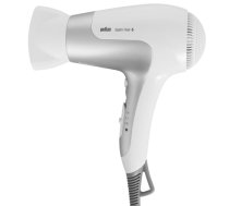 Braun | Hair Dryer | Satin Hair 5 HD 580 | 2500 W | Number of temperature settings 3 | Ionic function | White/ silver|HD 580