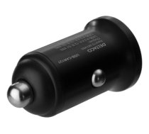 Automobilinis įkroviklis DELTACO 12/24 V USB su dviem USB-A jungtimis, 24 W, juodas USB-CAR127|USB-CAR127