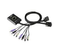 Aten 2-Port USB DVI/Audio Cable KVM Switch with Remote Port Selector | Aten | 2-Port USB DVI/Audio Cable KVM Switch with Remote Port Selector|CS682-AT
