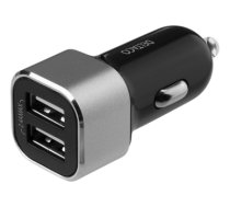 Automobilinis įkroviklis DELTACO USB, 2x USB-A, 2,4 A, 17 W USB-CAR126|USB-CAR126