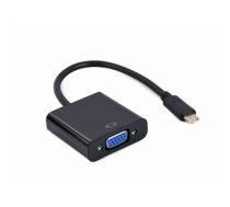 Cablexpert | USB Type-C to VGA adapter cable | A-CM-VGAF-01 | Black | USB Type-C | VGA | 0.15 m|A-CM-VGAF-01