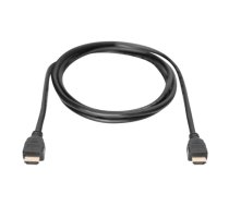 Digitus | Ultra High Speed HDMI Cable with Ethernet | Black | HDMI Male (type A) | HDMI Male (type A) | HDMI to HDMI | 2 m|AK-330124-020-S