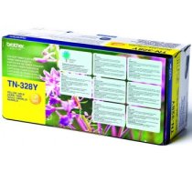 BROTHER TN328Y TONER S.HIGH YELLOW 6000P|TN328Y