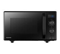 3-in-1 Microwave Oven with Grill and Combination Hob, 23 Litres, Rotating Plate with Storage, Timer, Built-in LED Lights, 900 W, Grill 1050 W, Pizza Programme, Black|MW2-AG23P(BK)