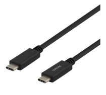 Kabelis DELTACO USB 2.0, Type C - Type C, 1m, juodas / USBC-2001M|USBC-2001M