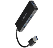 AXAGON HUE-G1A 4x USB3.0 Superspeed SLIM USB hub w. 14cm Type-A cable|HUE-G1A