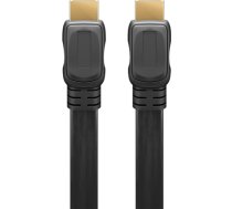 Goobay | High Speed HDMI Flat Cable with Ethernet | Black | HDMI male (type A) | HDMI (type A) | HDMI to HDMI | 2 m|61279