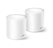 AX1500 Whole Home Mesh Wi-Fi 6 System | Deco X10 (2-pack) | 802.11ax | 10/100/1000 Mbit/s | Ethernet LAN (RJ-45) ports 1 | Mesh Support Yes | MU-MiMO Yes | No mobile broadband | Antenna     type Internal|Deco X10(2-pack)