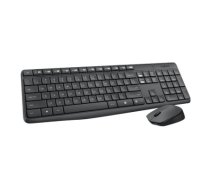 Logitech MK235 Combo Belaidė klaviatūra + pelė, US, Pilka|920-007931