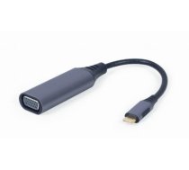 I/O ADAPTER USB-C TO VGA/GREY A-USB3C-VGA-01 GEMBIRD|A-USB3C-VGA-01