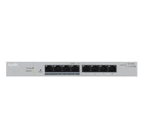 ZYXEL GS1200-8HP, 8 PORT GIGABIT POE+ WEBMANAGED DESKTOP SWITCH, 4X POE, 60 WATT|GS1200-8HPV2-EU0101F