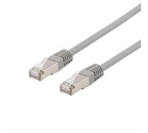 DELTACO S / FTP Cat6 patch kabelis, LSZH, 0,5 m, pilkas SFTP-60H|SFTP-60H