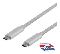 USB-C kabelis DELTACO „SuperSpeed“, 0.5 m, pintas, USB 3.1 Gen 2, 10 Gbps, 100W / USBC-1416M|USBC-1416M