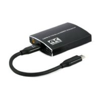 I/O ADAPTER USB-C TO HDMI/DUAL A-CM-HDMIF2-01 GEMBIRD|A-CM-HDMIF2-01