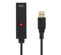 DELTACO PRIME USB pratęsimo laidas, aktyvus, USB 2.0, 7m, juodas USB2-EX7M|USB2-EX7M