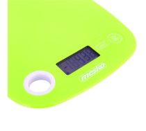 Mesko | Kitchen scale | MS 3159g | Maximum weight (capacity) 5 kg | Graduation 1 g | Display type LCD | Green|MS 3159g