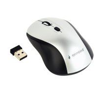 Gembird | Optical Mouse | MUSW-4B-02-BS | Wireless | USB | Black/silver|MUSW-4B-02-BS