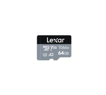 Lexar | Professional 1066x | UHS-I | 64 GB | MicroSDXC | Flash memory class 10|LMS1066064G-BNANG