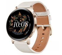 GT 3 (42 mm) | Smart watch | GPS (satellite) | AMOLED | Touchscreen | 1.32” | Waterproof | Bluetooth | White Leather|55027150